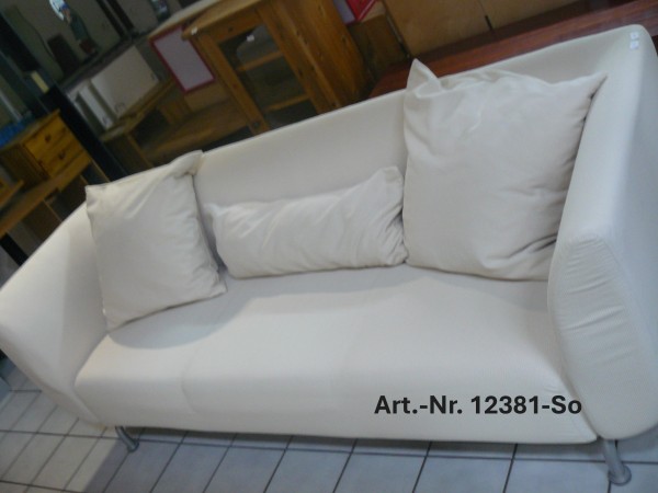 Zweisitzer Sofa (Weiss)